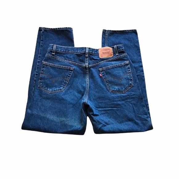 1990s LEVIS Red Tab 550 Vintage Blue Jeans // Size 36